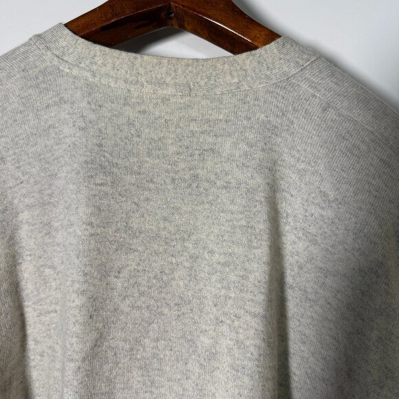 Malo 100% Cashmere Cardigan & Short Sleeve Sweater Set Oatmeal Size Medium - Picture 4 of 14